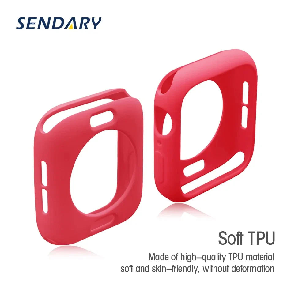 Soft Silicone Smart Watch Cover Case Anti Spier