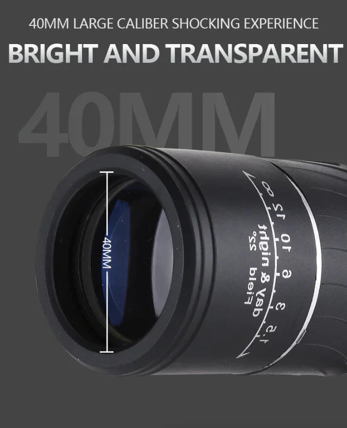 40X60 Monocular Binoculars With Night Vision BAK4 Prism High Power Waterproof Anti Spier