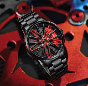 360° Rotate Wheel Watches For Men Anti Spier