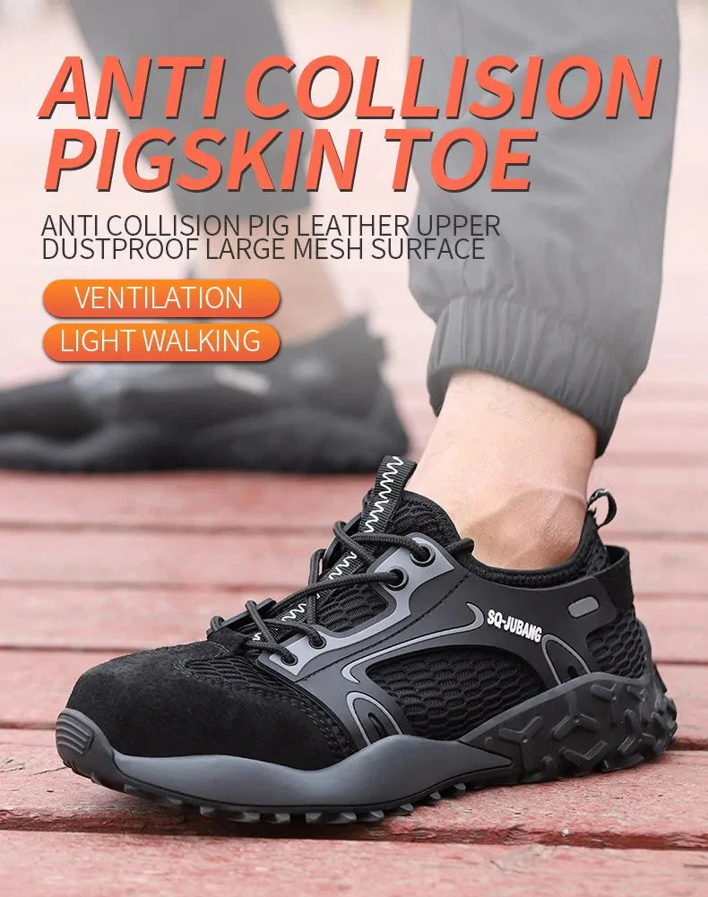 Anti-collision and Anti-smashing Breathable Safety Shoes Anti Spier