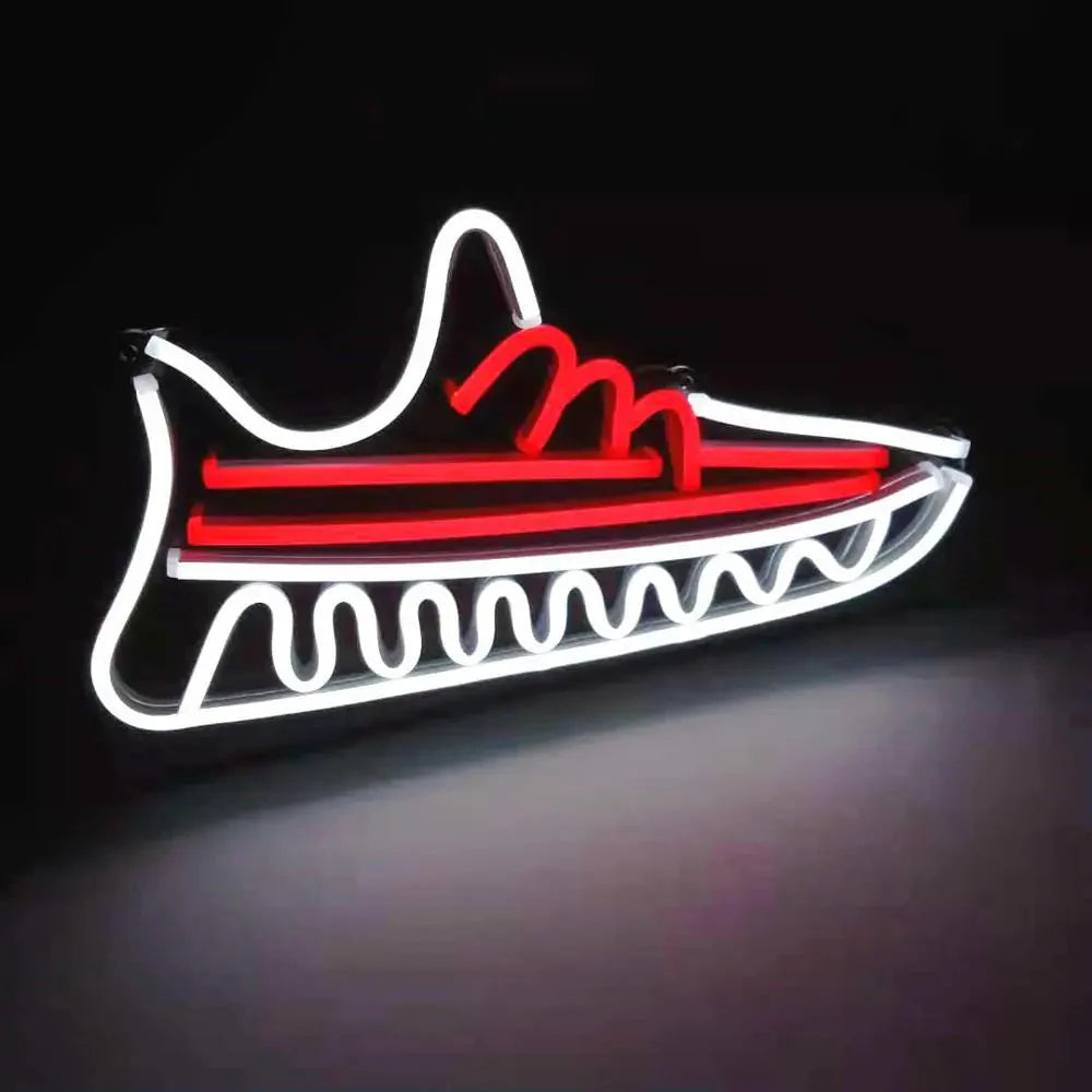 Shoes Neon Light Sign: Perfect Birthday Gift and Home Decoration Anti Spier