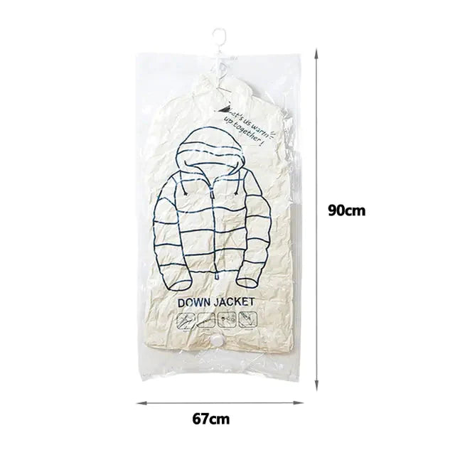 Closet Hanging Organizer Vacuum Bag Anti Spier