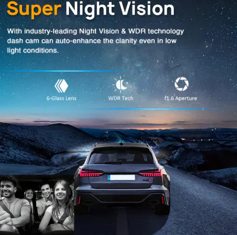 360° Dual Lens Car Dash Cam Anti Spier