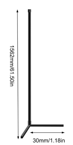 Symphony RGB Smart Corner Floor Lamp with Bluetooth & App Control Anti Spier