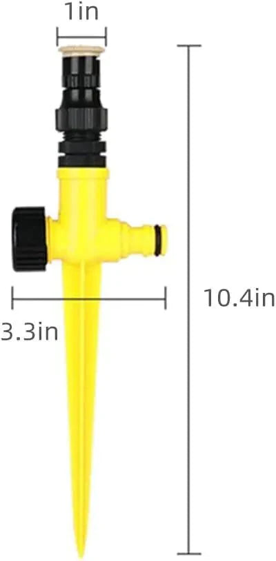 360° Rotation Auto Irrigation System Garden Lawn Sprinkler Patio Save Water USA Anti Spier