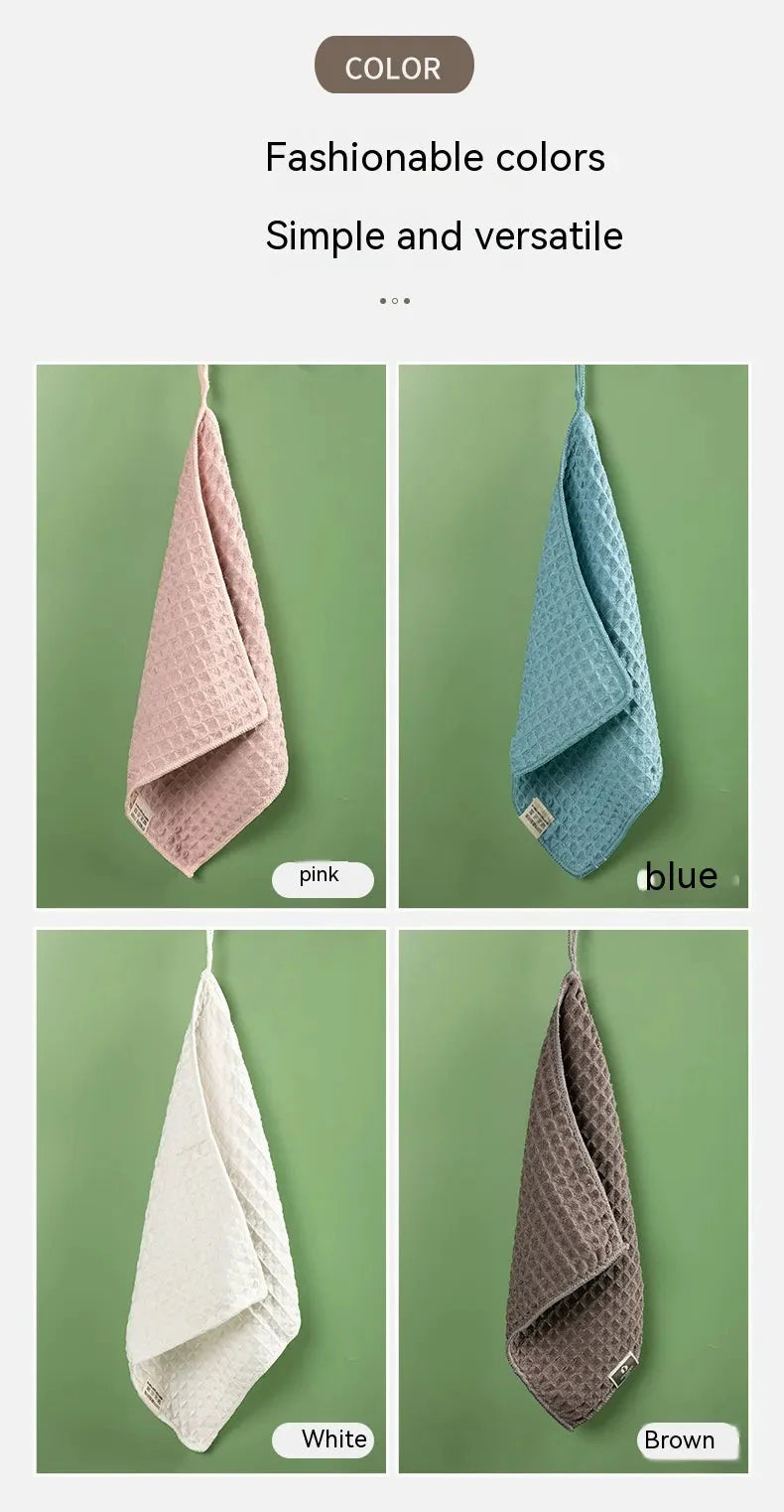 Microfiber Skin-friendly Non-lint Waffle Microfiber Towel Anti Spier