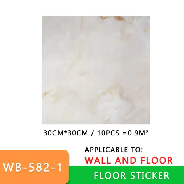 Thick Self-Adhesive Marble Floor Stickers Anti Spier