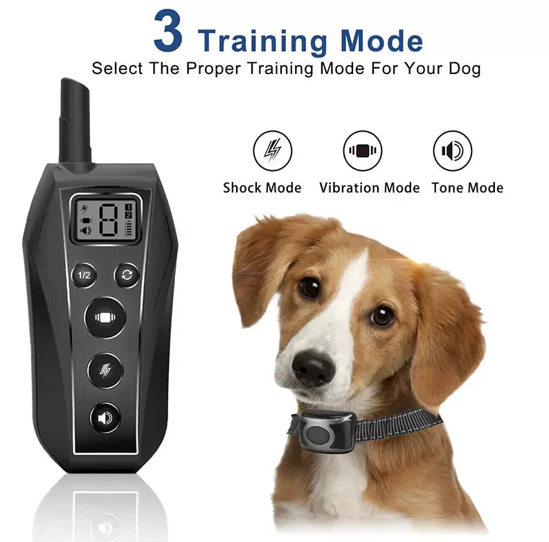 650 YD Remote Dog Training Shock Collar Waterproof for Small Medium Large Dogs Anti Spier