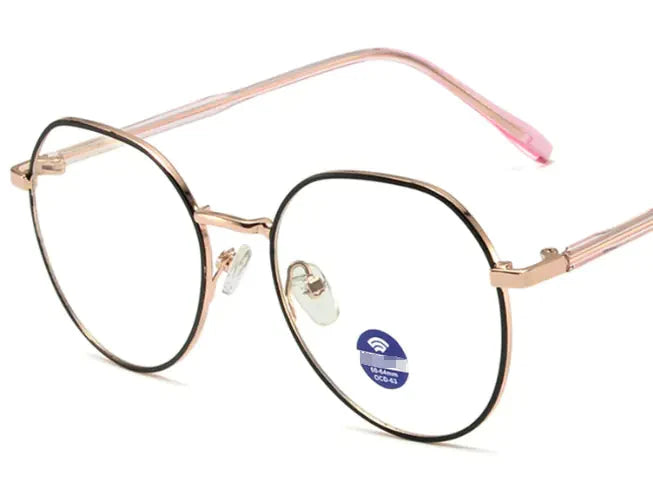 Blue Light Blocking Glasses with Metal Frame Anti Spier