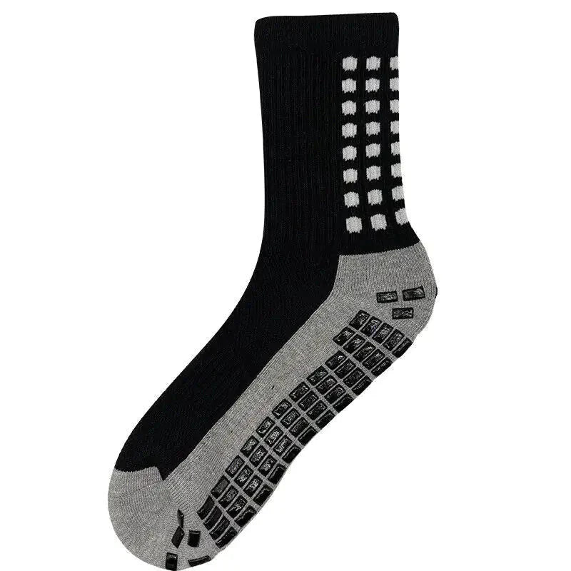 3 Pair Sport Socks Anti Slip W/ Grip Soccer Men Football Basketball Sock Premium Anti Spier