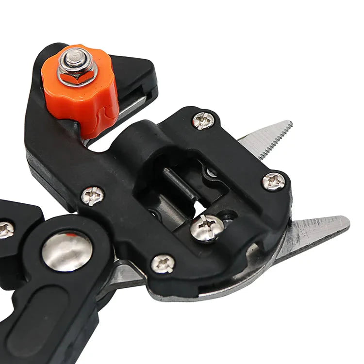 Garden Tree Grafting Knife Pruning Pruner Shears Snip Scissors Cutting Tool Kit Anti Spier