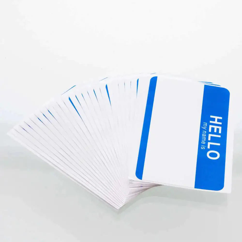 Name Badge Label “HELLO my name is” (25/Pack) Anti Spier