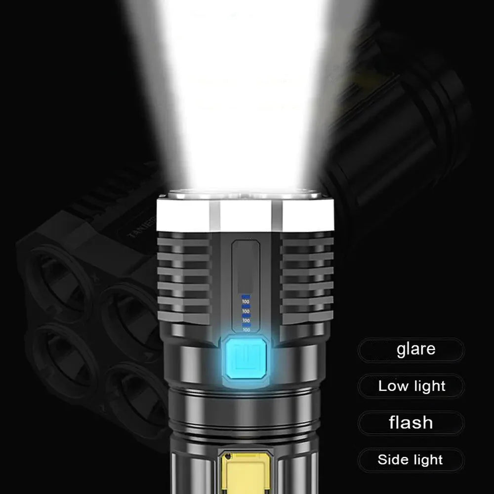 Multi-Functional Bright Flashlight Anti Spier