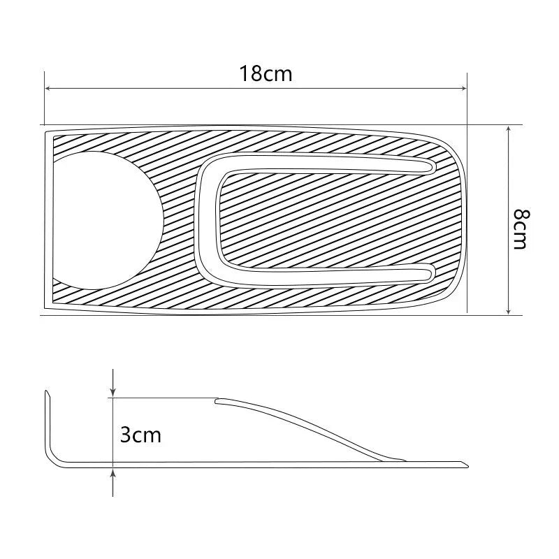 Plastic Safety Door Stop Wall Protector Anti Spier