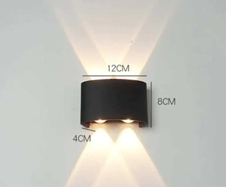 Waterproof LED Wall Lamp for Indoor & Outdoor Anti Spier