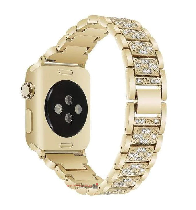 Crystal Bling Band Case iWatch Strap For Apple Watch Ultra Series 8 7 SE 6 5 4 3 - Anti Spier 