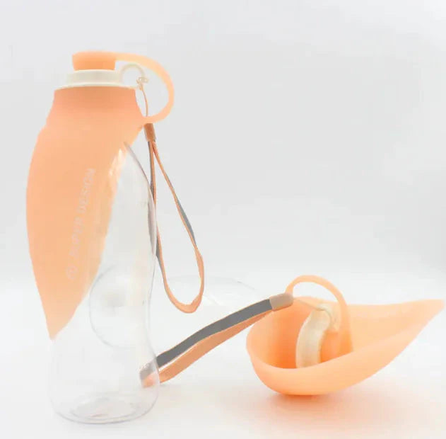 Pet Flip Cup Portable Water Bottle Anti Spier