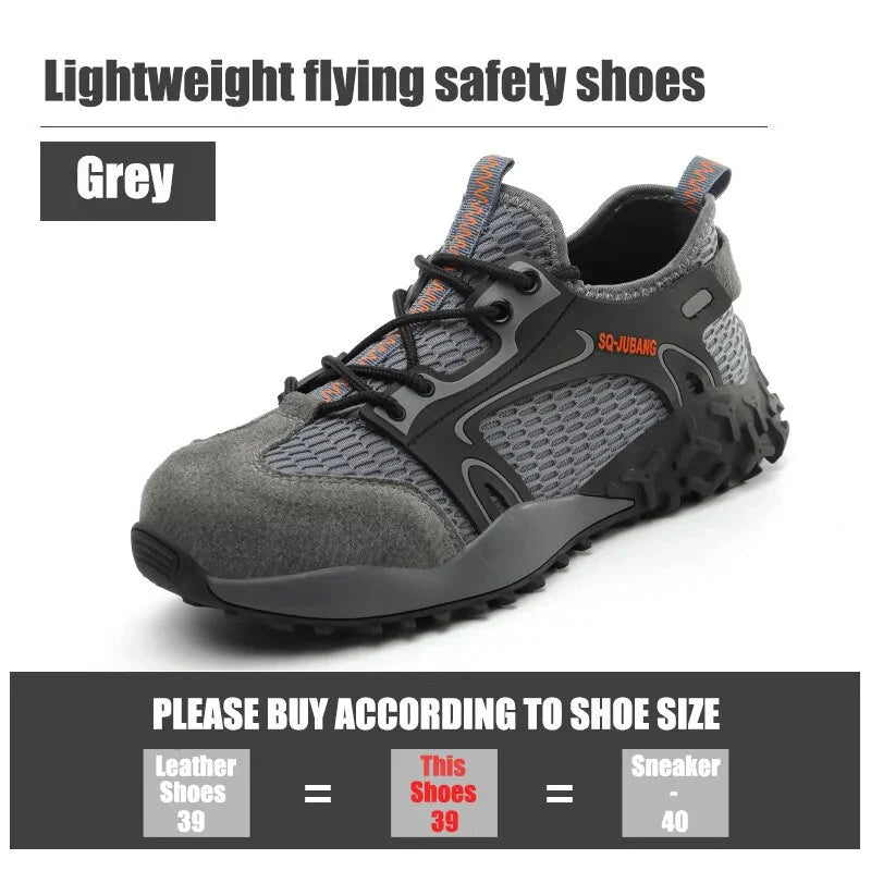 Anti-collision and Anti-smashing Breathable Safety Shoes Anti Spier