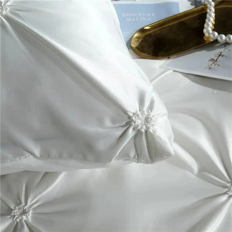 Luxury Silk Bedding Set Anti Spier