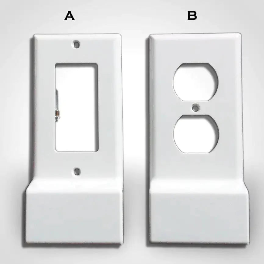 Invisible Dual USB Wall Charger Plate With Surge Protection Anti Spier