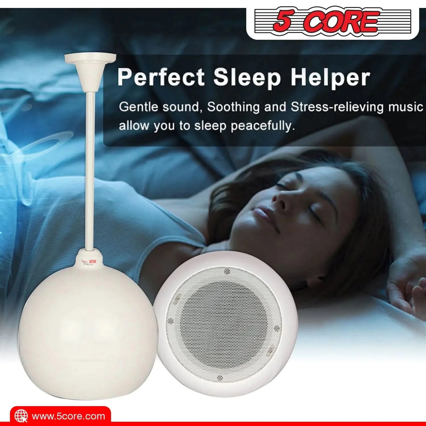 5Core Pendant Hanging Wall Speaker 15W Commercial Ceiling Mount speakers 8 Ohm Office Home Restaurant Anti Spier