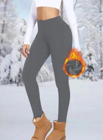 High Waist Warm Yoga Sports Leggings Anti Spier