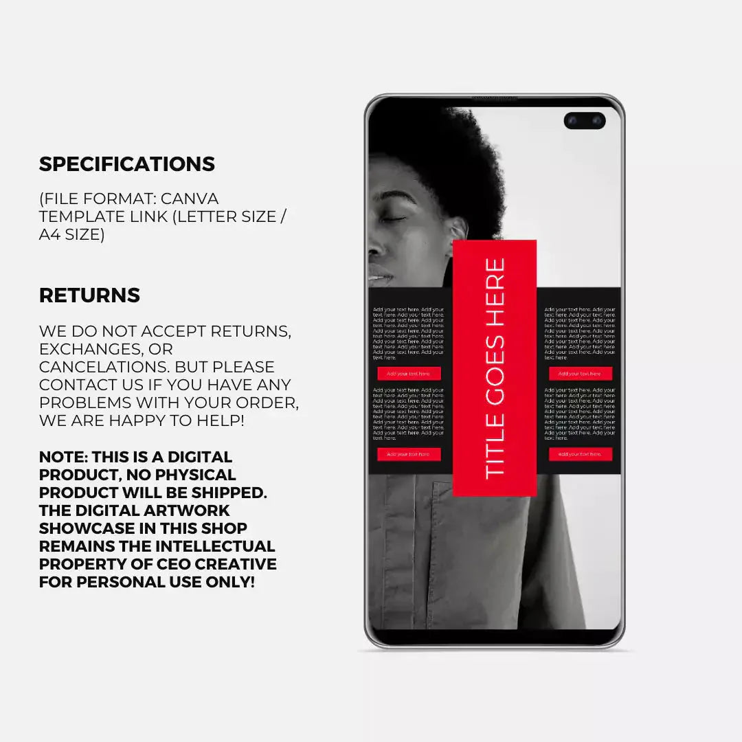 Downloadable 50 Pages Email Newsletter Template Style #2 Anti Spier