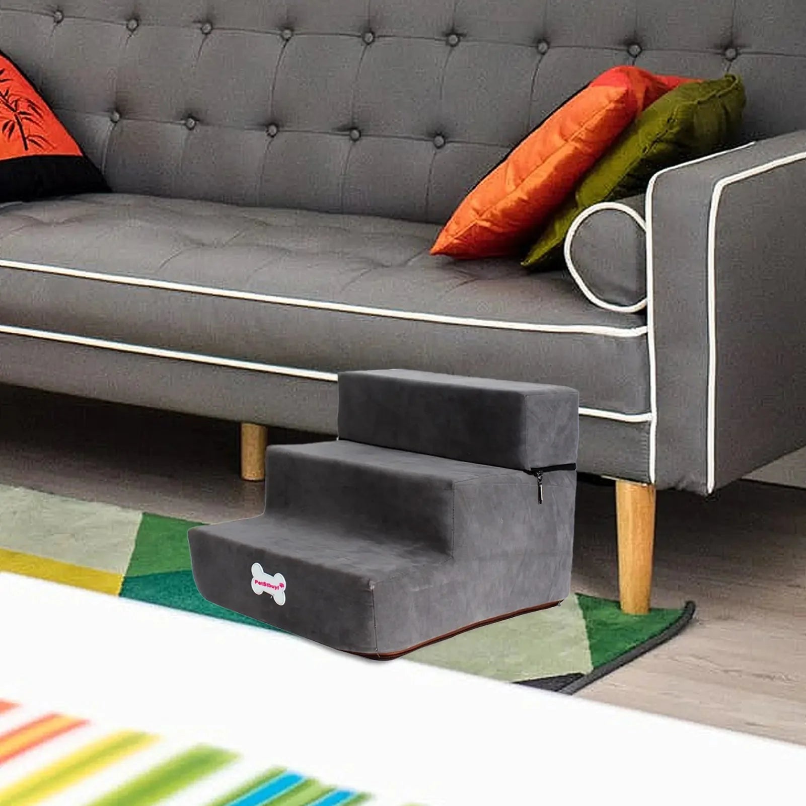 Foldable Anti-Slip Dogs Bed Stairs Anti Spier