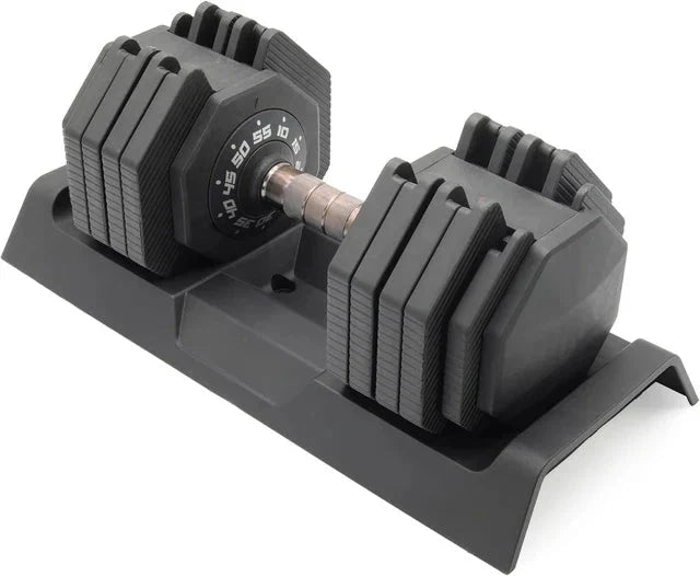 Adjustable Dumbbell with Rotating Handle for Weight Lifting and Fitness Anti Spier