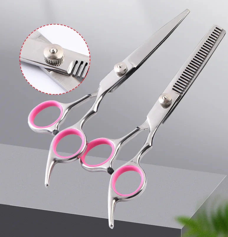 Pet Dog Grooming Scissors Stainless Straight Curved Thinning Shears Trimmer Kits Anti Spier
