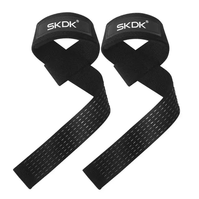 Anti-Slip Silicone Weightlifting Wrist Straps Anti Spier