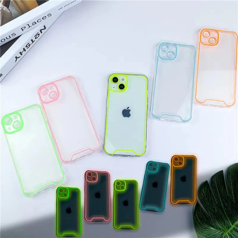 Soft Silicone Case with Night Light Anti Spier