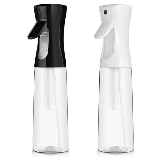 Continuous Spray Bottle for Hair (10.1oz/300ml) 2 Pack Home Essentials Spray Bottles For Cleaning Empty Ultra Fine Water Mister Sprayer For Hairstyling Garden Plants Curly Hair Perfume Etc Anti Spier