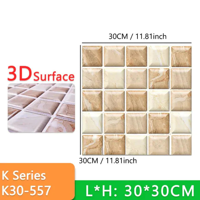 Thick Self-Adhesive Marble Floor Stickers Anti Spier