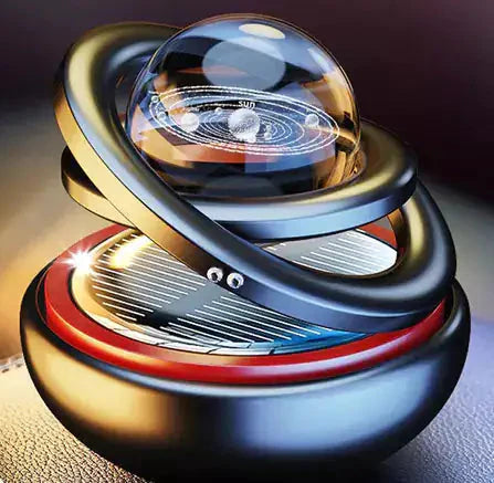 Solar Auto Rotating Ball Air Freshener Anti Spier