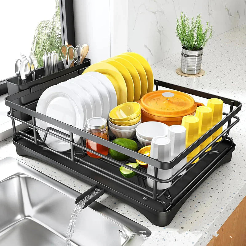 Sink Dish Drain Rack Anti Spier
