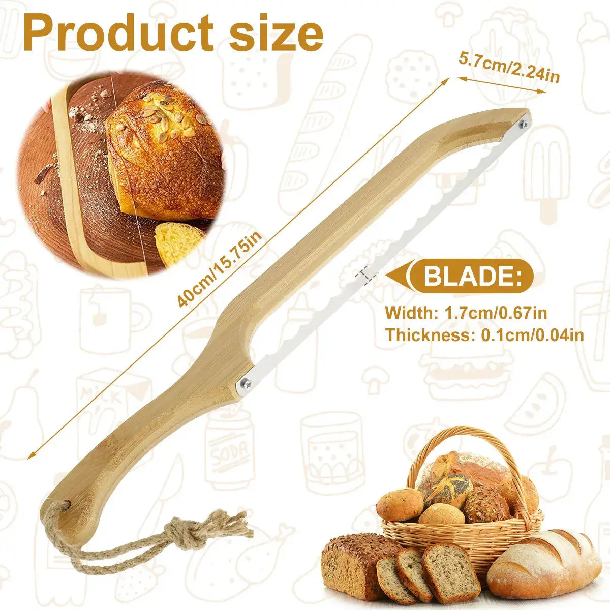 Bread Cutter Anti Spier