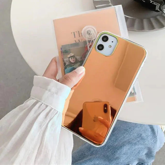 Luxury Mirror Phone Case Anti Spier