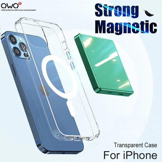 Magnetic Wireless Charging Case Anti Spier