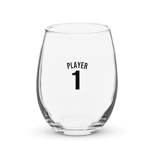 Stemless wine glass