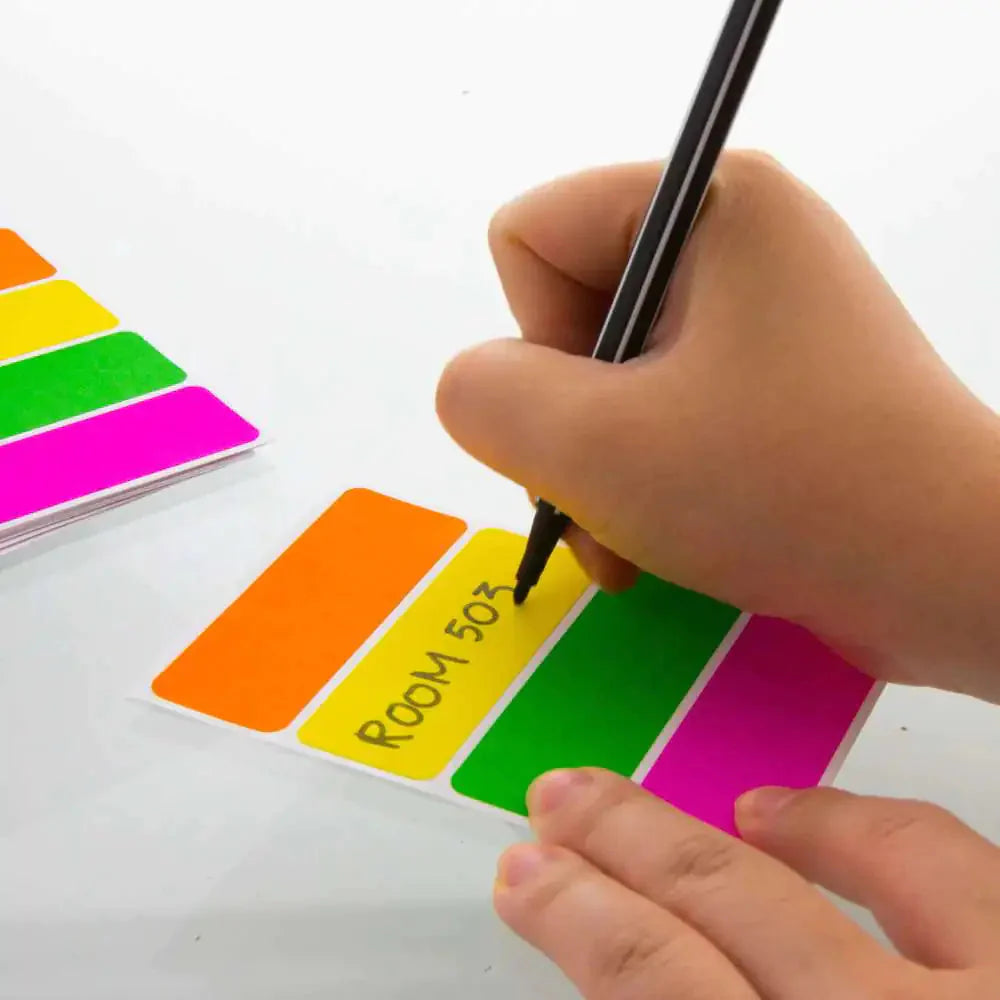 Fluorescent Multipurpose Label 2 3/4″ X 1″ (60/Pack) Anti Spier