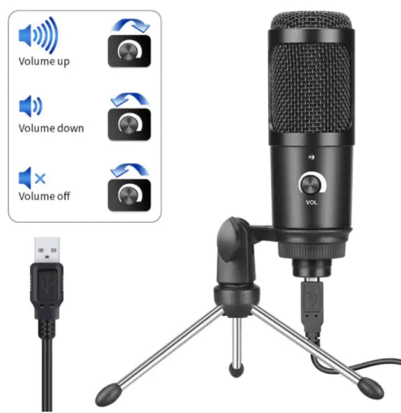 USB Microphone for laptop and Computers for Recording Anti Spier