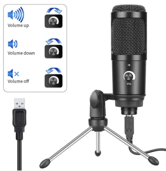 USB Microphone for laptop and Computers for Recording Anti Spier