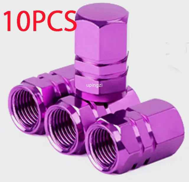 Aluminum Alloy Car Wheel Tire Valve Caps Anti Spier