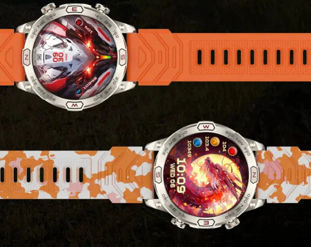 Smartwatch with AMOLED Display Anti Spier