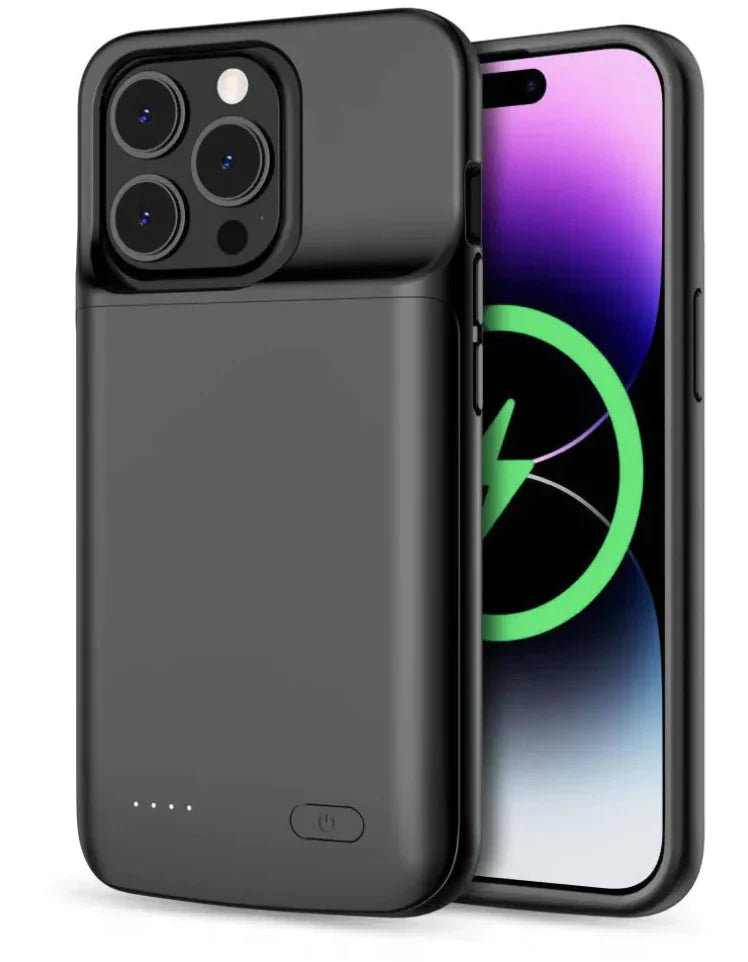 6800mAh Slim Battery Charger Case for iPhone 11-15 Pro Max & XR/XS Anti Spier