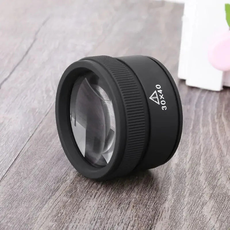 40x Magnifying Glass Eye Loupes Loop Optical Magnifier Jewelry Watch Repair Tool Anti Spier