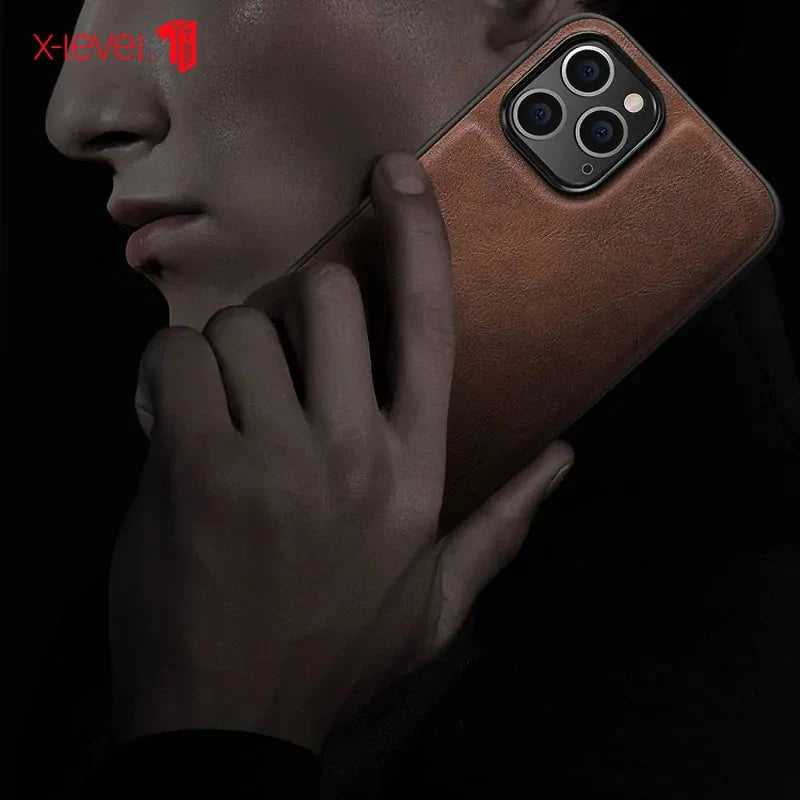 Leather iPhone Case Anti Spier