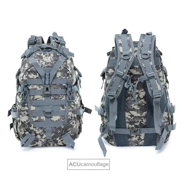 Military Backpack-Waterproof Hiking Survival Reflective Bag Anti Spier