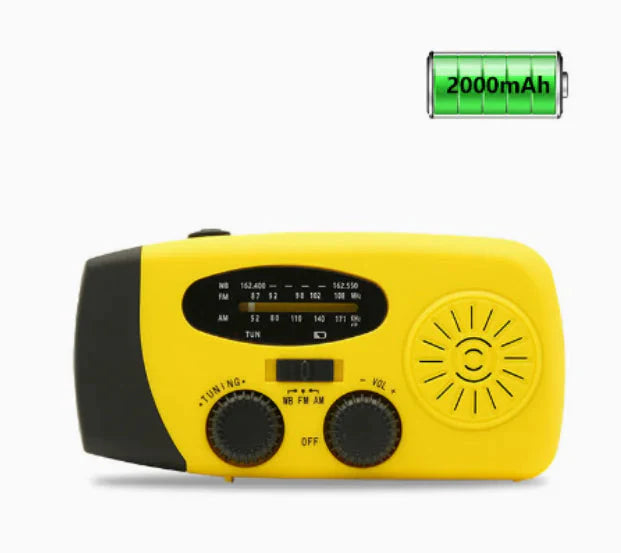 Versatile Emergency Radio with Powerful Flashlight Anti Spier